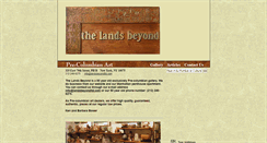 Desktop Screenshot of landsbeyondprecolumbian.com